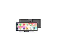 Telecamera per Auto Dashcam DVR 4K Da 8,1 Pollici Con CarPlay Wireless E Android Auto, Navigatore GPS, Monitor A Doppia Lente, 5G WIFI BT FM Dashcam Auto Grandangolo(4K DVR 10M Camera,128G)