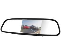 Telecamera per Auto Monitor per specchietto retrovisore da 4,3" per auto, telecamera per retromarcia, sistema di parcheggio con vista posteriore Dashcam Auto Grandangolo(Monitor)
