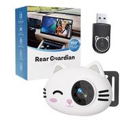 Telecamera per auto per bambini - 1080P Plug Play Monitor per seggiolino auto con grandangolo a 150° | Monitor video da viaggio per sedile posteriore per viaggi su strada, pendolarismo giornaliero