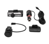 Telecamera per Auto Telecamera Per Auto Da 3,16 Pollici, Videoregistratore Di Guida, Retromarcia, Rilevamento Del Movimento Visibile, Obiettivo IR Rotante A 360 Gradi Dashcam Auto Grandangolo