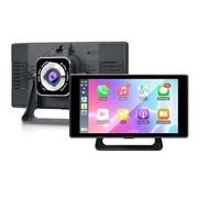 Telecamera per Auto Telecamera per auto DVR 4K con funzione Carplay e Android Auto, Wi-Fi, GPS, registratore video, IA, voce, Bluetooth Dashcam Auto Grandangolo(T87-4K Front Camera,With 128G TF)