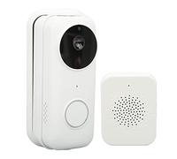 Telecamera per Campanello Video Wireless per Controllo APP Tuya, Campanello Video WIFI 2.4G Alimentato a Batteria, Campanello Intelligente con Citofono Cambia Voce, a 2 Vie,