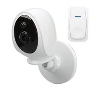 Telecamera per Campanello Wireless, Videocitofono WiFi Rilevamento Movimento 1080P Remoto per la Sicurezza Domestica (Spina europea)