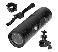 Telecamera per Casco Moto da Bici con Supporto a 360 Gradi, 1080P 8Mp 170 Gradi Grandangolare Impermeabile Mini Videocamera Sportiva, per Moto da Bici