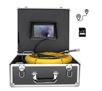 Telecamera per Condotte, Camera fognaria, videocamera di ispezione dei tubi fognari con contatore del contatore, 17 mm 8 GB SD Carta Dvr Drenaggio dell'endoscopio industriale con oleodotto fognario mo