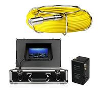 Telecamera per Condotte, di ispezione del tubatura for tubatura for tubatura da 50 m di fognature fognaria 7 pollici LCD DVR 1200Tvl Fotocamera con 12 PORTATO Luci 4GB SD Carta
