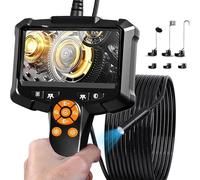 Telecamera per endoscopio industriale Schermo IPS da 4.3 '' HD1080P 8MM Obiettivo Telecamera per ispezione tubi per riparazione auto Cavo rigido Periscopio fognario