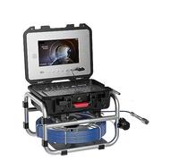 Telecamera per fognature, 10 "telecamera di ispezione del tubo di fognatura con localizzatore DVR 512HZ autolivellante, IP68 1080P scarico della conduttura delle acque reflue endoscopio industriale da