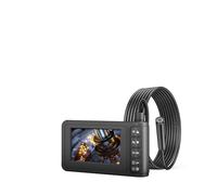 Telecamera per Fognature, 5.5mm Endoscopio industriale singolo e doppio IP67. Impermeabile 43 pollici LCD HD. Camera di serpente con 6 PORTATO for l'ispezione del drenaggio del tubo dell'auto(1m,8mm s