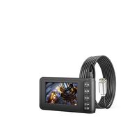 Telecamera per Fognature, 5.5mm Endoscopio industriale singolo e doppio IP67. Impermeabile 43 pollici LCD HD. Camera di serpente con 6 PORTATO for l'ispezione del drenaggio del tubo dell'auto(2m,11.2