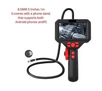 Telecamera per fognature, 6.0 millimetri 8.5 millimetri 5 pollici Girevole 360 Gradi Endoscopio Mini Macchina Fotografica Periscopio Impermeabile LED Macchina Fotografica di Ispezione(360degree 8.5m