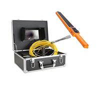 Telecamera per Fognature, 7 "Monitorare la videocamera di ispezione del tubo della fogna con il livellatore automatico 51 2hz. Localizzatore tubi 2. 2mm IP68 HD 1000TVL Fotocamera 1. 2pcs LED(30m)