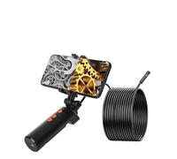 Telecamera per Fognature, 8mm. Fotocamera for endoscopio wifi portatile a doppia lente IP68. ISPEZIONE BORRESCOPIO WIFI WIFI 2.0 MP HD. Telecamera serpente(10m)