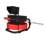 Telecamera per fognature da 4.3" con sonda in acciaio inossidabile da 100 m, memoria da 16G