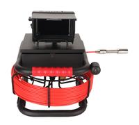 Telecamera per fognature da 4,3" con sonda in acciaio inossidabile da 20m e memoria da 16GB