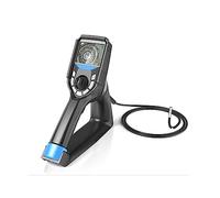 Telecamera per fognature, Endoscopio rotante a 360 gradi 3,9 mm Car Carbon Deposit Cleaning Flessibile Videocamera di ispezione Periscopio industriale con schermo(6mm lens 1.5m)