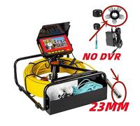 Telecamera per fognature, Macchina fotografica di ispezione del tubo della macchina fotografica di 23MM con la carta di DVR 16GB FT, batteria industriale dell'endoscopio 8500MHA dello scarico della fo