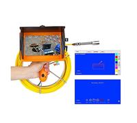 Telecamera per Fognature, Videocamera di ispezione della fognatura del tubo industriale 40/50 m con contatore/DVR. Registrazione video editing foto(50M)