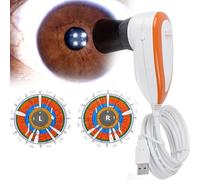 Telecamera per Iridologia USB Da 5,0 Mp, Telecamera Portatile Con Rilevatore Dell'iride, Telecamera per Iridologia USB Da 5,0 Mp, Iriscopio USB Ccd Ad Alta Risoluzione, Con Software per Iride