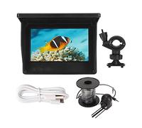 Telecamera per la Pesca Underwater Visual Fish Finder HD Display LCD da 4,3 pollici 100cd TN Profondità dello schermo Rilevamento della temperatura Telecamera pesca subacquea