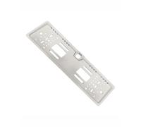 Telecamera Per La Retromarcia Dell'Auto Adatto Per Telecamera Con Cornice Per Targa Europea, Luce A 4 LED, Visione Posteriore, Impermeabile, Immagine Di Retromarcia CC HD Monitor Retrovisore(Bianco)