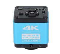 Telecamera per Microscopi Industriali, 3840 X 2160 a 30 8,3 Mp 5x Zoom Digitale AC100V-240V 12V 4K Camera per la Ricerca di Manutenzione della Riparazione (Spina europea)