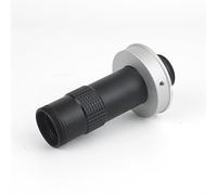 Telecamera per Microscopio, Microscopio industriale Obiettivo con attacco C 5X-130X Ampio campo visivo Lente d'ingrandimento video monoculare ad alta distanza di lavoro