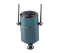 Telecamera per pesca subacquea 12-28 V, portatile, con luce IR invisibile, per rilevare carpe, acqua dolce e salata, alloggiamento in metallo (blu)