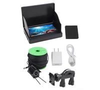 Telecamera per pesca subacquea con visione notturna e ampia visuale a 220°, HD Fish Finder per pesca sul ghiaccio, design portatile in ABS per tutte le stagioni (50 m)