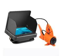 Telecamera per pesca subacquea Fish Finder, schermo ultra trasparente da 4,3 pollici, obiettivo regolabile a 220°, impermeabile IP68, per pesca fluviale e barca (A)