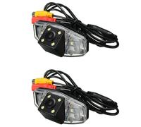 Telecamera per retromarcia 2x Telecamera Di Parcheggio Retromarcia Per Per Auto Con 4 Luci A LED Per Accord Per Civic EK FD Per Pilot Telecamera Auto