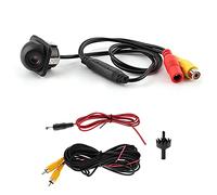 Telecamera per retromarcia universale per auto, piccola telecamera per visione notturna stile cappello di paglia, telecamera di backup per zona cieca grandangolare ad alta