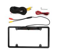 Telecamera per retromarcia, visione notturna a infrarossi grandangolare, assistenza alla retromarcia, elettroforesi, di monitoraggio di backup universale per auto nero