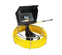 Telecamera per scarichi, Camera da fognatura da 5 pollici da 22 mm, videocamera for ispezione fognaria industriale IP68 della telecamera di ispezione fognaria del tubo di scarico impermeabile(20m)