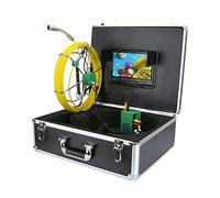 Telecamera per scarichi, Videocamera fognaria da 9 pollici 2 2 mm Camera di rilevamento video endoscopio industriale impermeabile di ispezione del tubatura del(F9300D-40M)