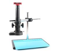 Telecamera per visione artificiale 3. 7MP. Microscopio digitale dell'ispezione della manutenzione del microscopio elettronico della fotocamera industriale 1080P Telecamera CCTV industriale(Rot,300X)