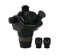 Telecamera per visione artificiale 8x-50x. Testa del microscopio stereo trinoculare di laboratorio di zoom continuo, microscopio di riparazione della saldatura del telefono cellulare Telecamera CCTV i