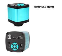 Telecamera per visione artificiale Pieno HD 2K 48MP 21MP Video Lab. VGA HDMI USB. Fotocamera del microscopio 13. 0x 180x. Zoom c montaggio lente for PCB. Guarda la saldatura della riparazione del tele