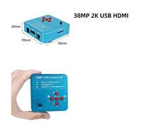 Telecamera per visione artificiale Pieno HD 2K 48MP 21MP Video Lab. VGA HDMI USB. Fotocamera del microscopio 13. 0x 180x. Zoom c montaggio lente for PCB. Guarda la saldatura della riparazione del tele