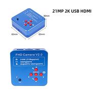 Telecamera per visione artificiale Pieno HD 2K 48MP 21MP Video Lab. VGA HDMI USB. Fotocamera del microscopio 13. 0x 180x. Zoom c montaggio lente for PCB. Guarda la saldatura della riparazione del tele