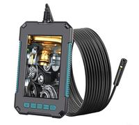 Telecamera periscopio industriale da 4,3 pollici con doppie lenti da 8 mm, immagine HD 1080P, impermeabile IP68, cavo da 10 m, batteria 2600 mAh, schermo integrato per ispezione di tubazioni e veicoli