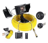 Telecamera portatile per ispezione tubi, endoscopio digitale da 17 mm con impermeabilità IP68, 1000 TVL, 8 luci LED per ispezione fognature e scarichi