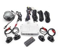 Telecamera Posteriore AHD 1080P 4AI 360 Bird Surround 3D Imaging System Videoregistratore Anteriore Backup Per Autobus Per Camion Per Camper Telecamera Retromarcia(16G)