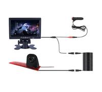 Telecamera Posteriore AHD 1080P Vista Posteriore Telecamera Backup Con Display Da 7 Pollici Per Ford Per Transit Per Custom 2012-2015 Retrocamera(Cigarette lighter)