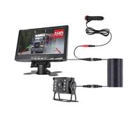 Telecamera posteriore AHD for auto con monitor for rimorchio di parcheggio for camion for retromarcia 24V for schermo da 7 pollici Installazione semplice(700DH-CL-MBUSD-10M)
