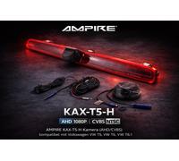 Telecamera posteriore AMPIRE KAX-T5-H (AHD/CVBS) compatibile con VW T5, VW...