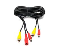 Telecamera Posteriore Auto Cavo Di Prolunga RCA Video Per Auto 2 In 1 Da 6 M/10 M/15 M Per Telecamera Retromarcia(15M)