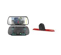 Telecamera Posteriore Auto Per Benz Per Sprinter Twin Lens Telecamera Per Retromarcia Per Auto Kit Monitor Per Di Backup Con Doppia Luce Freno(Clip-On Laser Glass)