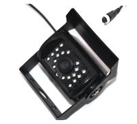 Telecamera Posteriore Auto Telecamera Posteriore CCD HD Parcheggio Camion Rimorchi Pick-up Camper Impieghi Gravosi Con 18 LED Visione Notturna A Infrarossi Impermeabile. Retrocamera Auto(With lines(4P