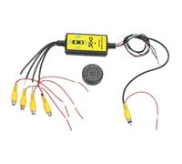 Telecamera Posteriore Auto Telecamera Retromarcia Scatola Di Commutazione Per Retromarcia Video Panoramica Per Auto 4To1 Per Telecamera Per Punti Ciechi Per Telecomando Senza Fili